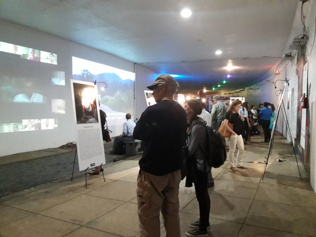 Public exhibition at the Dupont Underground Gallery