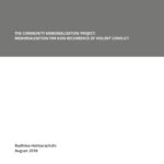 The Community Memorialisation Project: Memorialisation for Non-recurrence of Violent Conflict